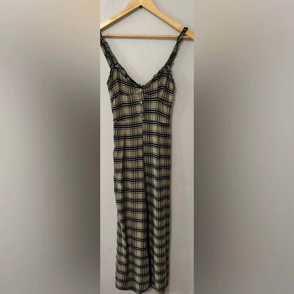 Faithfull the Brand Cancun Plaid Jumpsuit XS